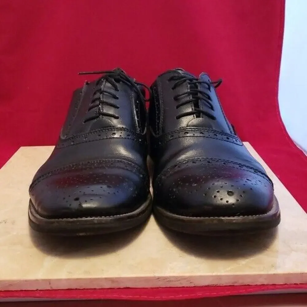 Steve Madden Men's Black Lace Up Dress Shoes Size 8 D